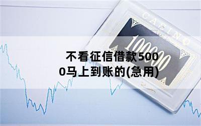 不看征信借款5000馬上到賬的(征信花了借5000)? (http://m.ox-shoes.com/) 知識問答 第1張