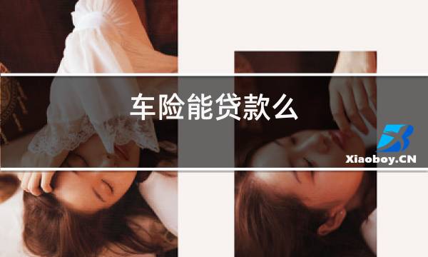 車險能貸款嗎(貸款車險第二年怎么買)? (http://m.ox-shoes.com/) 知識問答 第1張