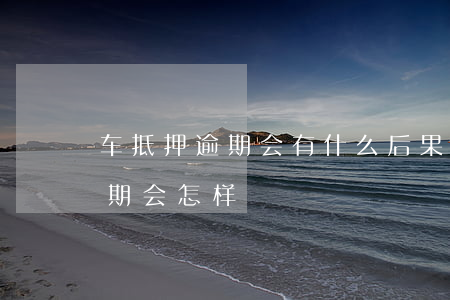 車抵押貸款不還的后果(抵押車貸款還能賣車嗎)? (http://m.ox-shoes.com/) 知識問答 第2張